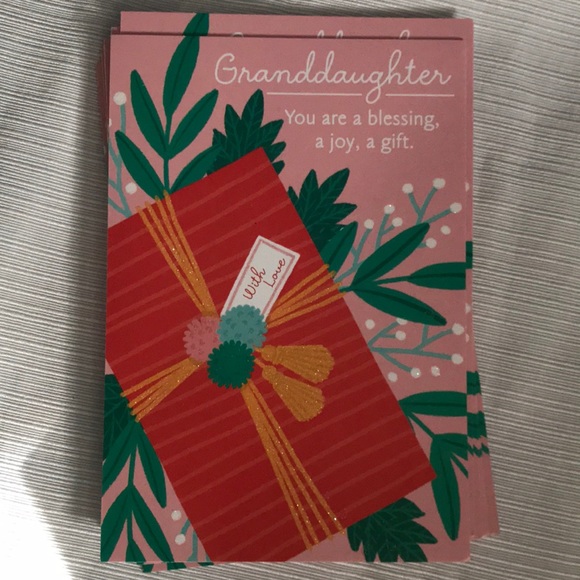 Hallmark Other - Brand new Hallmark Christmas granddaughter card